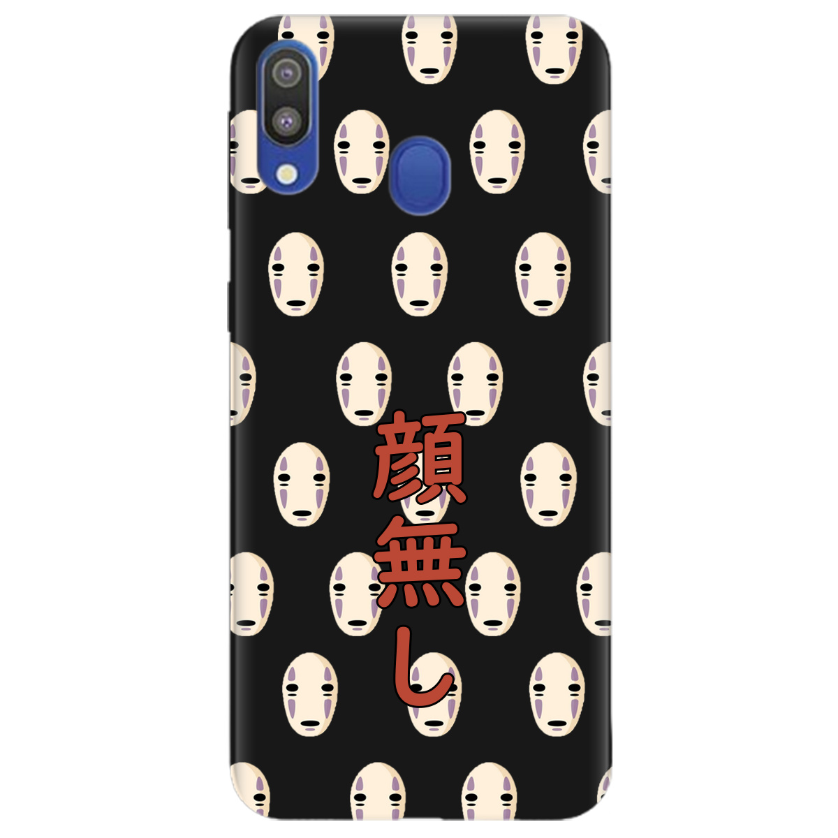 Чехол для Samsung Galaxy M20 черный матовый soft touch Унесенные привидениями - фото 1 - Чехлы для телефонов