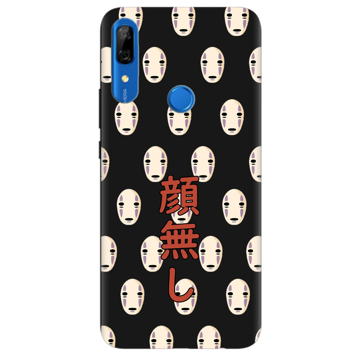 Чехол для Huawei P Smart Z черный матовый soft touch Унесенные привидениями - фото 1 - Чехлы для телефонов