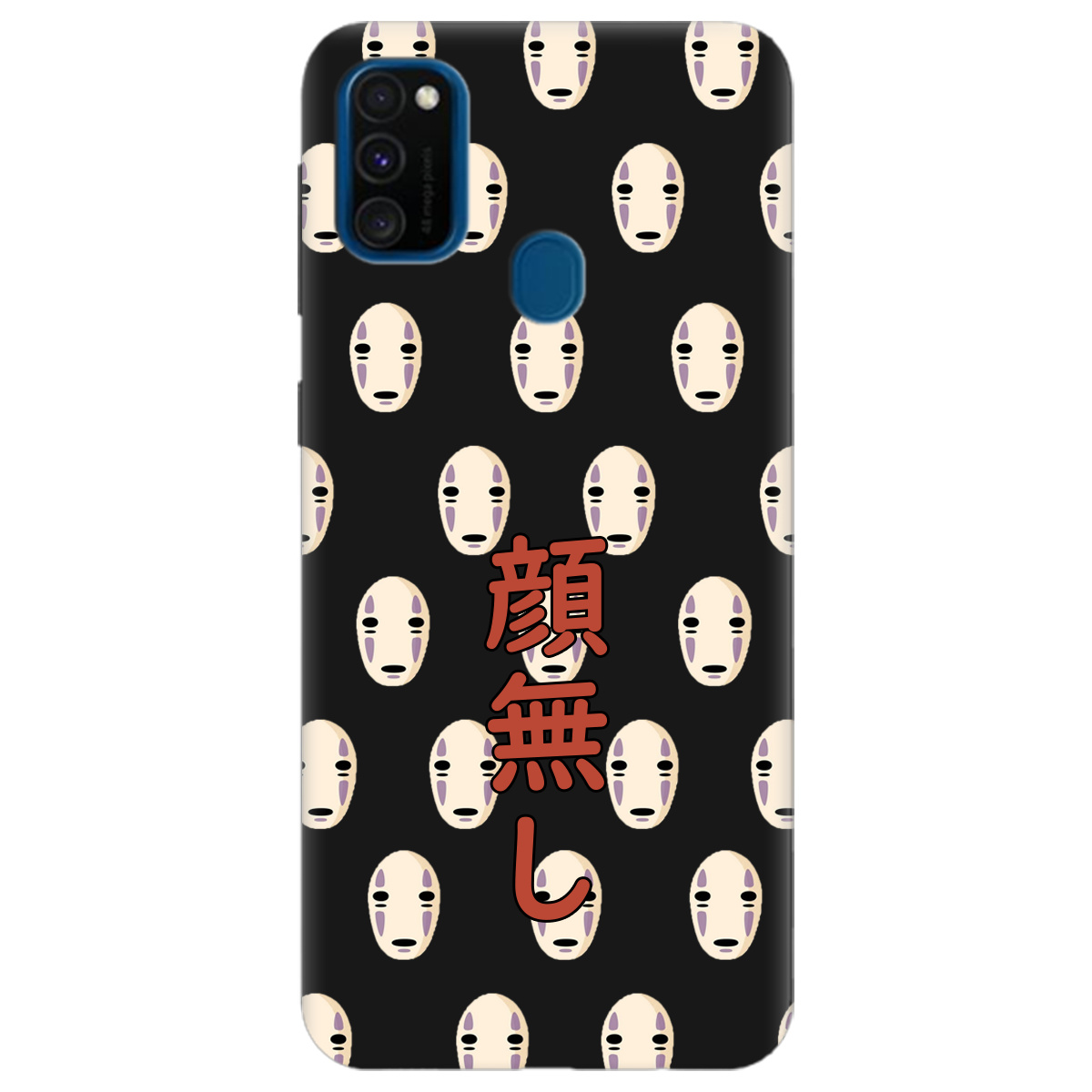 Чохол для Samsung Galaxy M30s чорний матовий soft touch Віднесені привидами - фото 1 - Чохли для телефонів