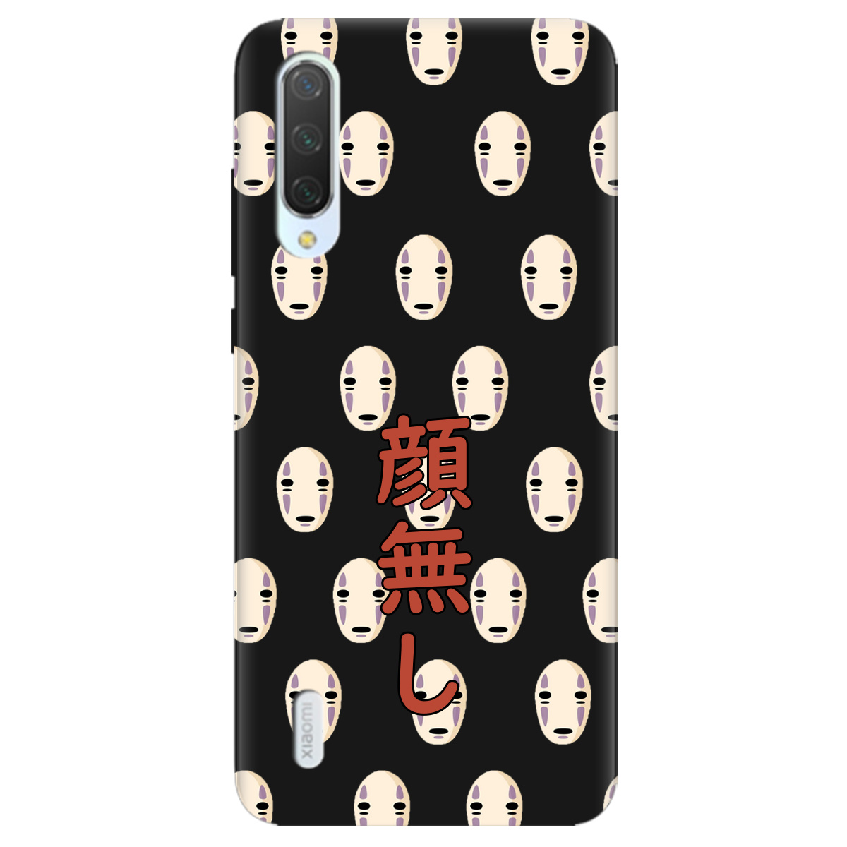 Чехол для Xiaomi Mi A3 черный матовый soft touch Унесенные привидениями - фото 1 - Чехлы для телефонов