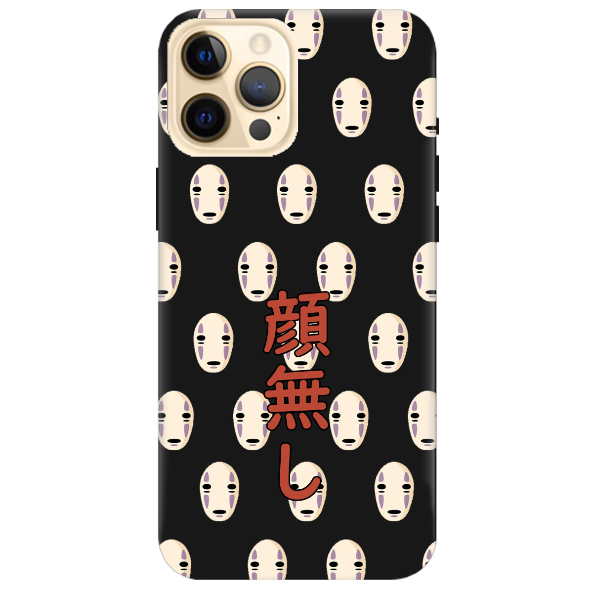 Чохол для Apple iPhone 12 Pro Max чорний матовий soft touch Віднесені привидами - фото 1 - Чохли для телефонів