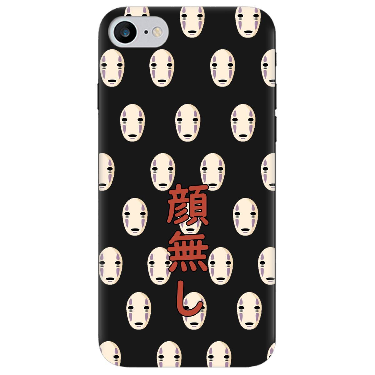 Чехол для Apple iPhone SE 2020 черный матовый soft touch Унесенные привидениями - фото 1 Чехол для Apple iPhone SE 2020 черный матовый soft touch Унесенные привидениями - фото 1 - Чехлы для телефонов