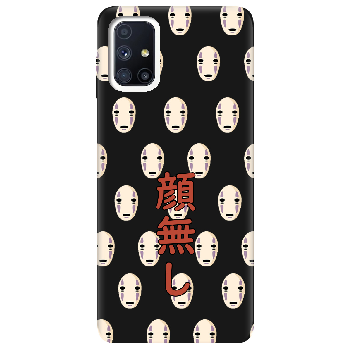 Чехол для Samsung Galaxy M51 черный матовый soft touch Унесенные привидениями - фото 1 - Чехлы для телефонов