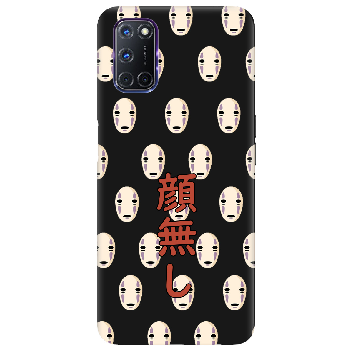 Чехол для Oppo A52/ A72/ A92 черный матовый soft touch Унесенные привидениями - фото 1 - Чехлы для телефонов