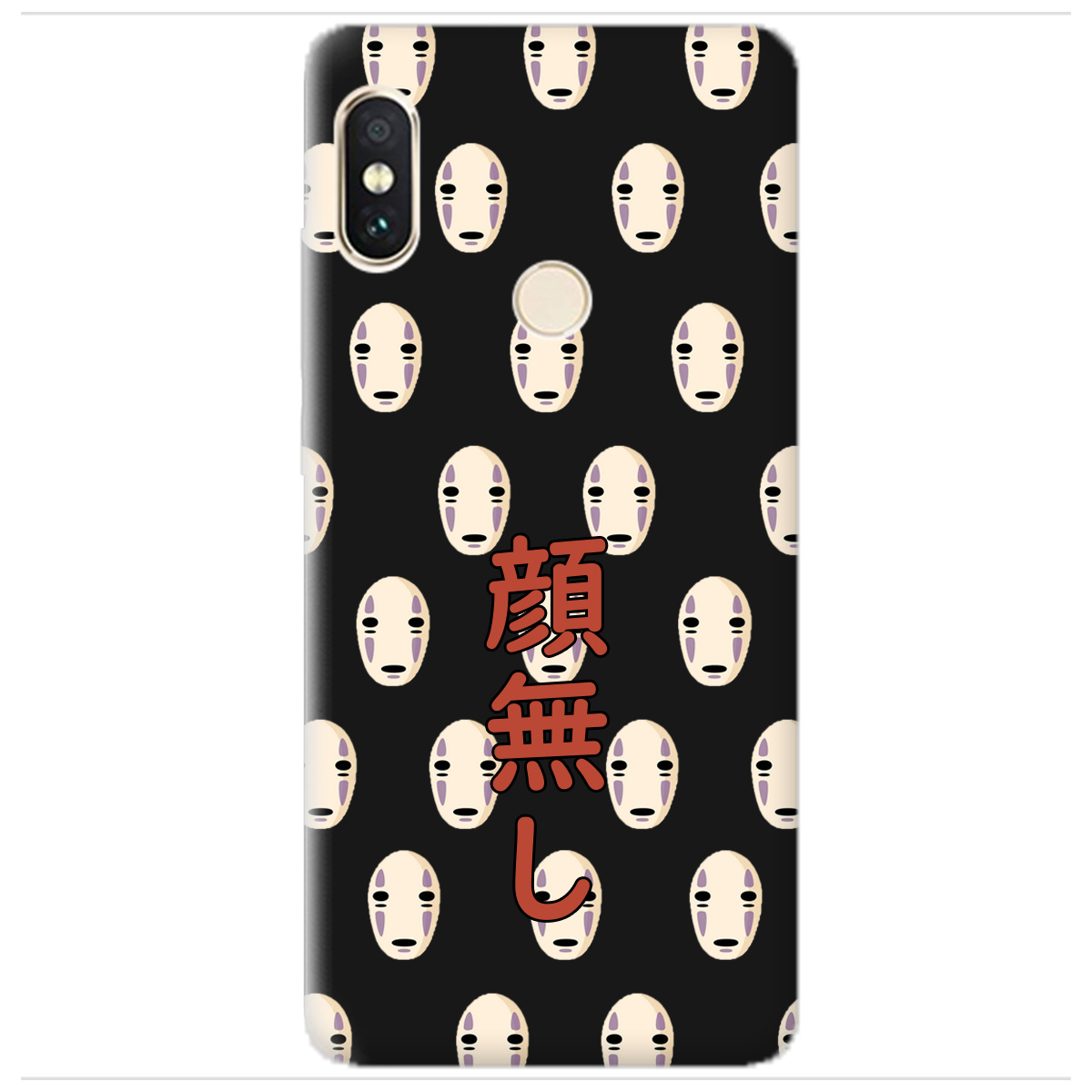 Чохол для Xiaomi Redmi Note 5 чорний матовий soft touch Віднесені привидами - фото 1 - Чохли для телефонів