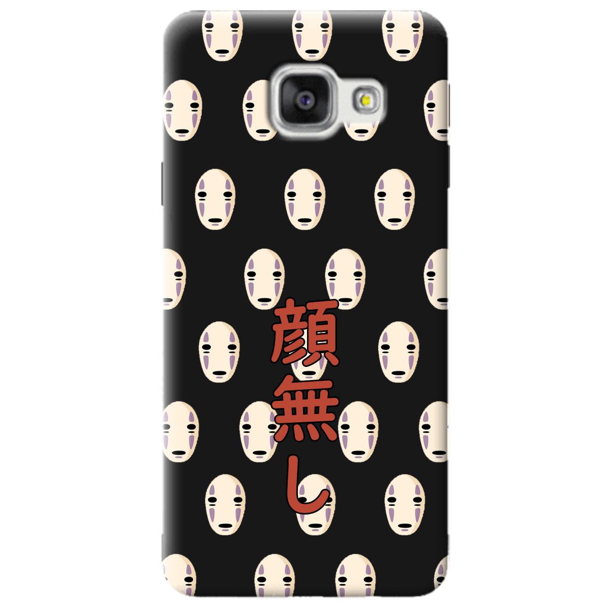 Чехол для Samsung Galaxy A3 2016 черный матовый soft touch Унесенные привидениями - фото 1 - Чехлы для телефонов