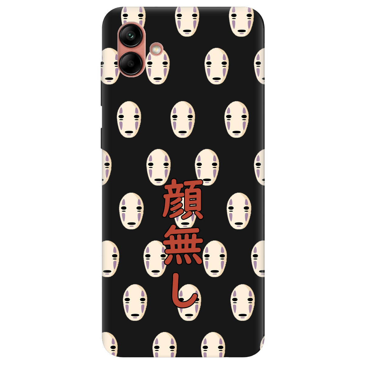 Чохол для Samsung Galaxy A04 чорний матовий soft touch Віднесені привидами - фото 1 - Чохли для телефонів