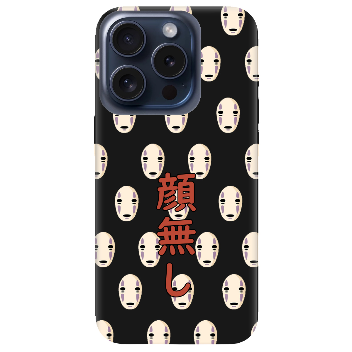 Чехол для Apple iPhone 15 Pro Max черный матовый soft touch Унесенные привидениями - фото 1 - Чехлы для телефонов