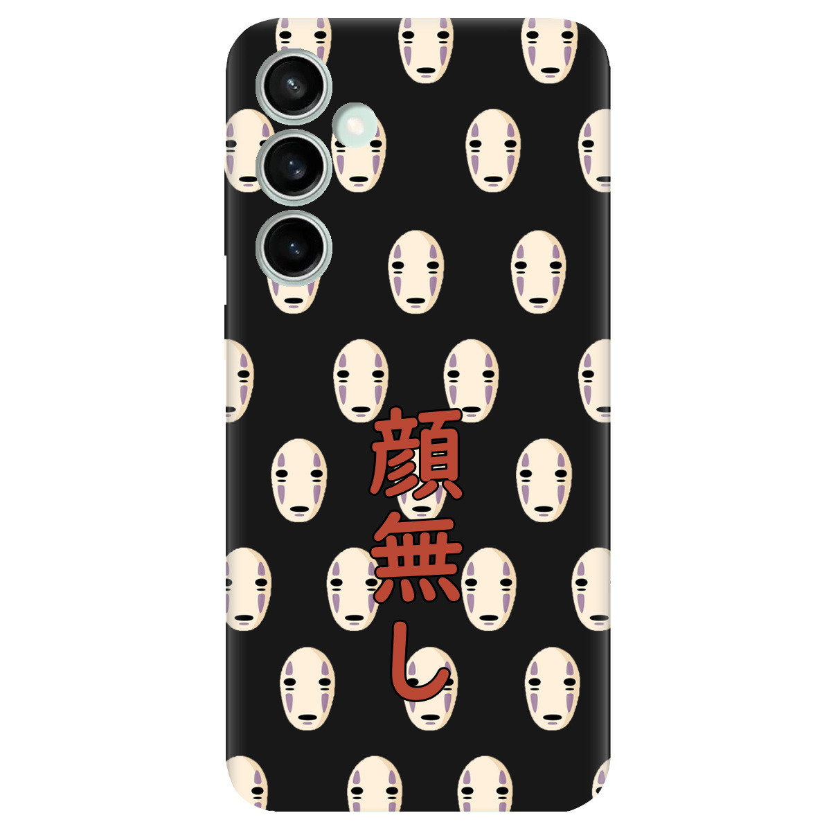 Чехол для Samsung Galaxy S23 FE черный матовый soft touch Унесенные привидениями - фото 1 - Чехлы для телефонов