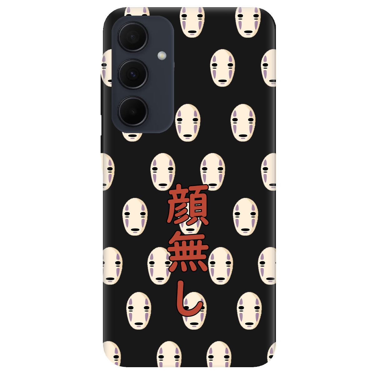 Чехол для Samsung Galaxy A35 черный матовый soft touch Унесенные привидениями - фото 1 - Чехлы для телефонов