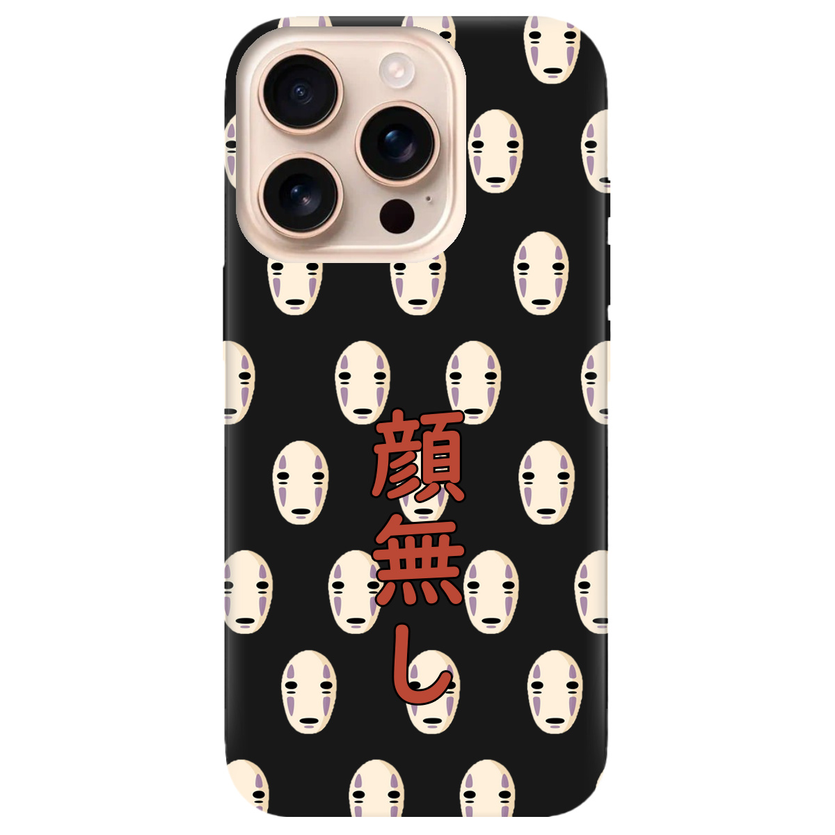 Чохол для Apple iPhone 16 Pro Max чорний матовий soft touch Віднесені привидами - фото 1 - Чохли для телефонів