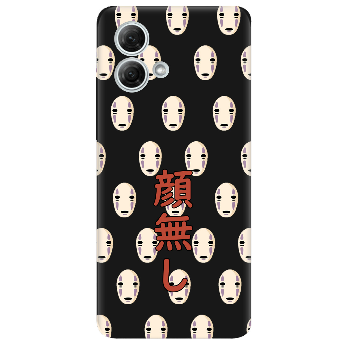 Чехол для Motorola G84 черный матовый soft touch Унесенные привидениями - фото 1 - Чехлы для телефонов