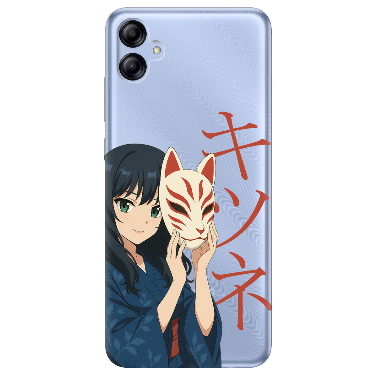 Чехол для Samsung Galaxy A04e прозрачный Кітсуне - фото 1 - Чехлы для телефонов