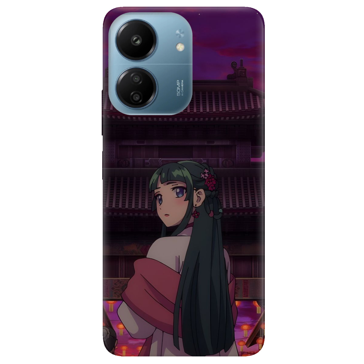 Чехол для Xiaomi Poco C65 прозрачный Маомао - фото 1 - Чехлы для телефонов