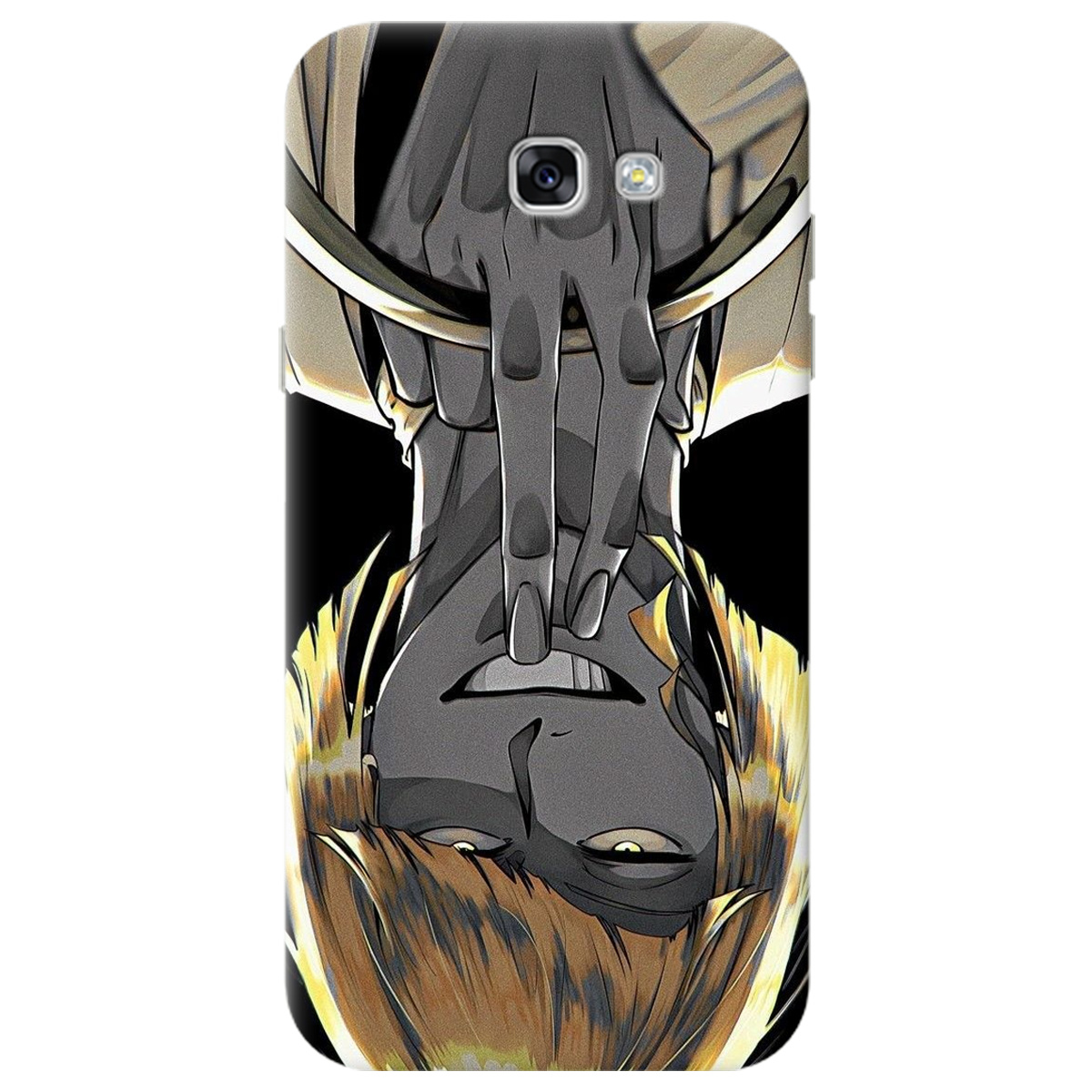 Чехол для Samsung Galaxy A7 2017 прозрачный Шинджи Bleach - фото 1 - Чехлы для телефонов