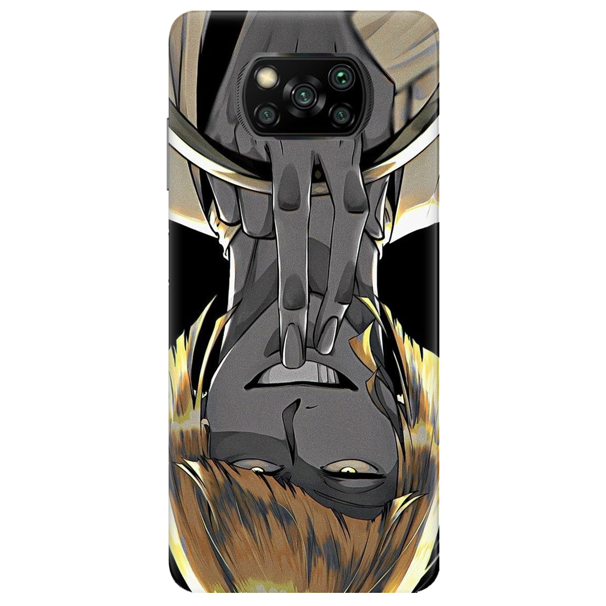 Чехол для Xiaomi Poco X3 прозрачный Шинджи Bleach - фото 1 - Чехлы для телефонов