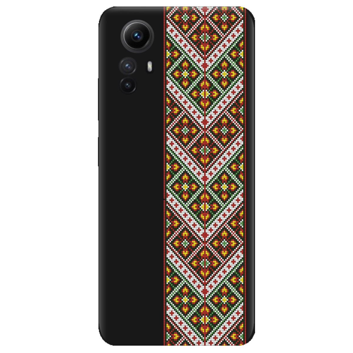 Чехол для Xiaomi Redmi Note 12s черный матовый soft touch Карпатский оберег - фото 1 Чехол для Xiaomi Redmi Note 12s черный матовый soft touch Карпатский оберег - фото 1 - Чехлы для телефонов