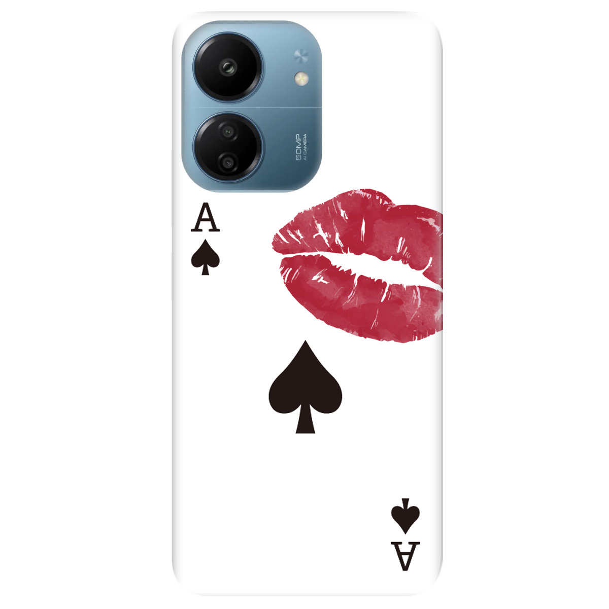 Чехол для Xiaomi Poco C65 прозрачный Пиковый поцелуй - фото 1 - Чехлы для телефонов