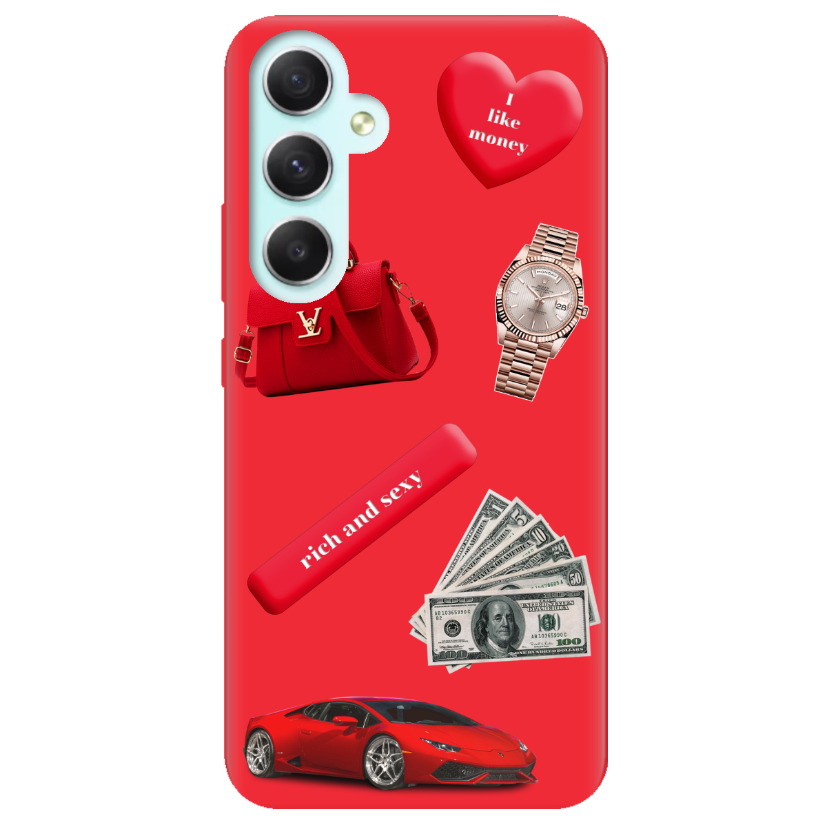 Чохол для Samsung Galaxy A34 яскраво-червоний матовий soft touch Rich Red - фото 1 Чохол для Samsung Galaxy A34 яскраво-червоний матовий soft touch Rich Red - фото 1 - Чохли для телефонів