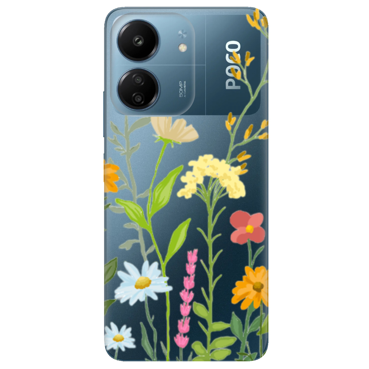 Чохол для Xiaomi Poco C65 прозорий Спокій поля - фото 1 Чохол для Xiaomi Poco C65 прозорий Спокій поля - фото 1 - Чохли для телефонів