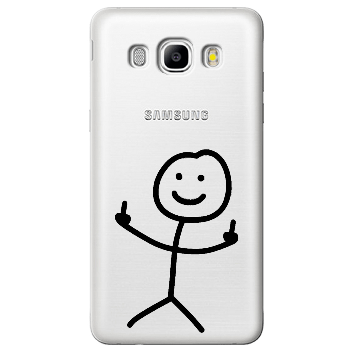 Чехол для Samsung Galaxy J5 2016 прозрачный Без слов - фото 1 - Чехлы для телефонов