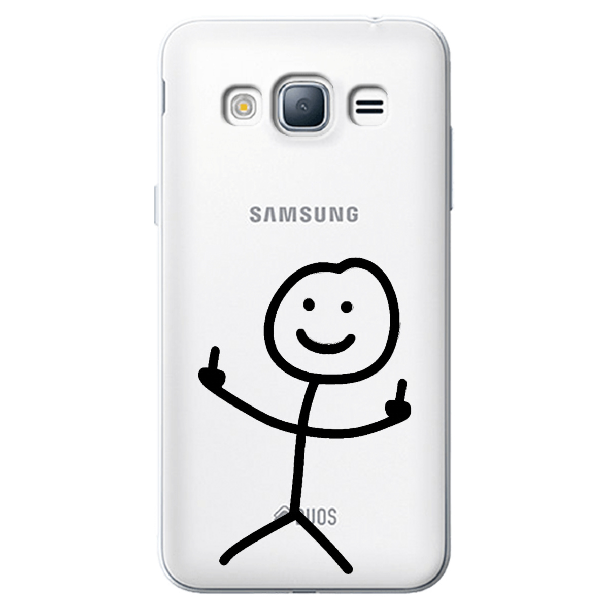 Чехол для Samsung Galaxy J3 2016 прозрачный Без слов - фото 1 Чехол для Samsung Galaxy J3 2016 прозрачный Без слов - фото 1 - Чехлы для телефонов