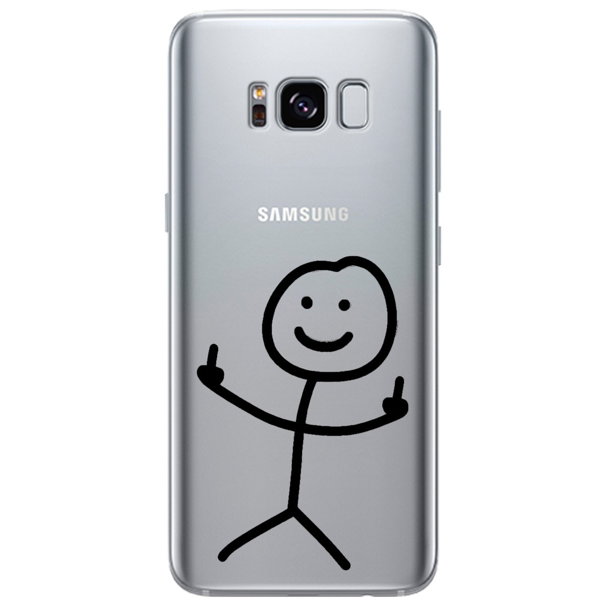 Чехол для Samsung Galaxy S8 прозрачный Без слов - фото 1 Чехол для Samsung Galaxy S8 прозрачный Без слов - фото 1 - Чехлы для телефонов