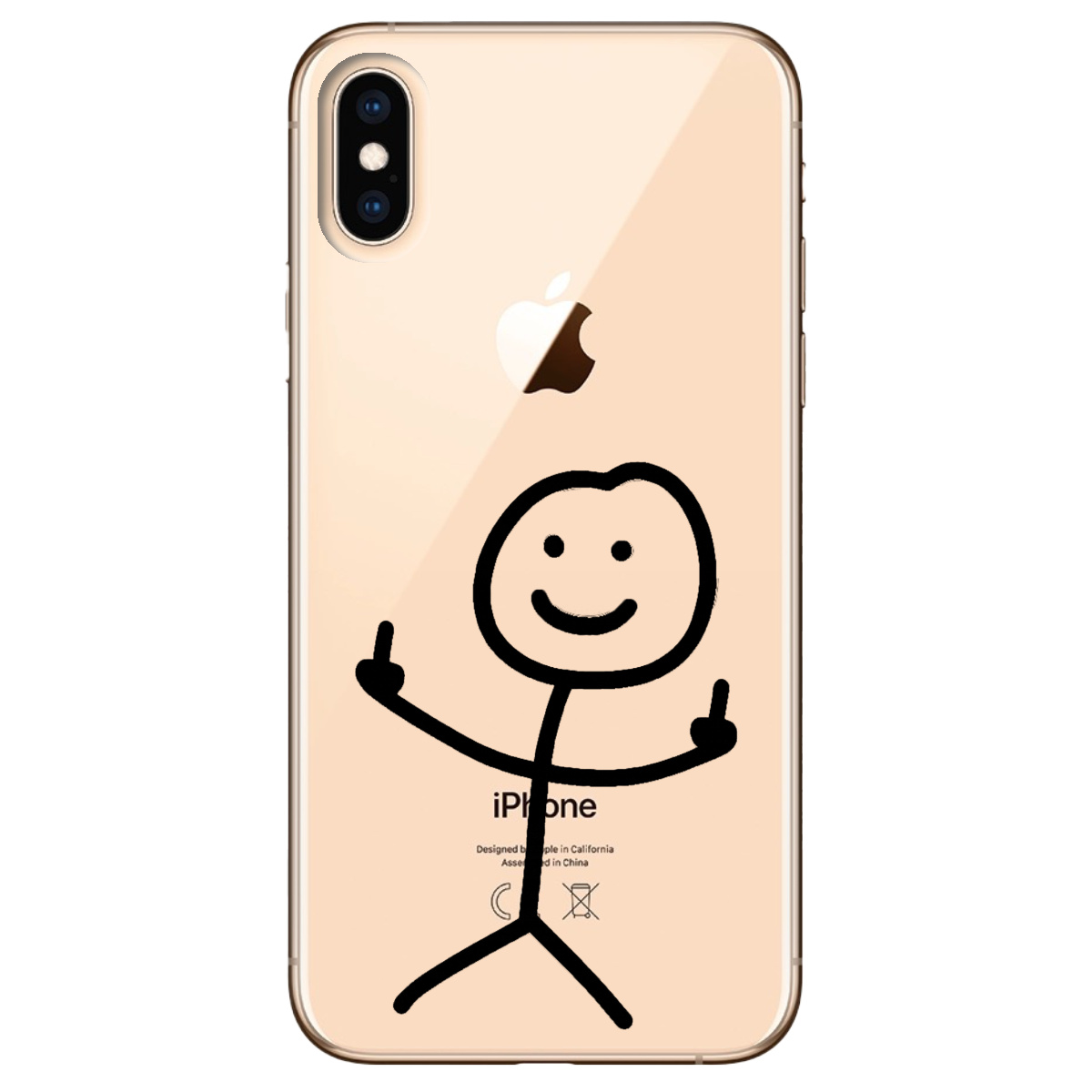 Чехол для Apple iPhone X прозрачный Без слов - фото 1 Чехол для Apple iPhone X прозрачный Без слов - фото 1 - Чехлы для телефонов