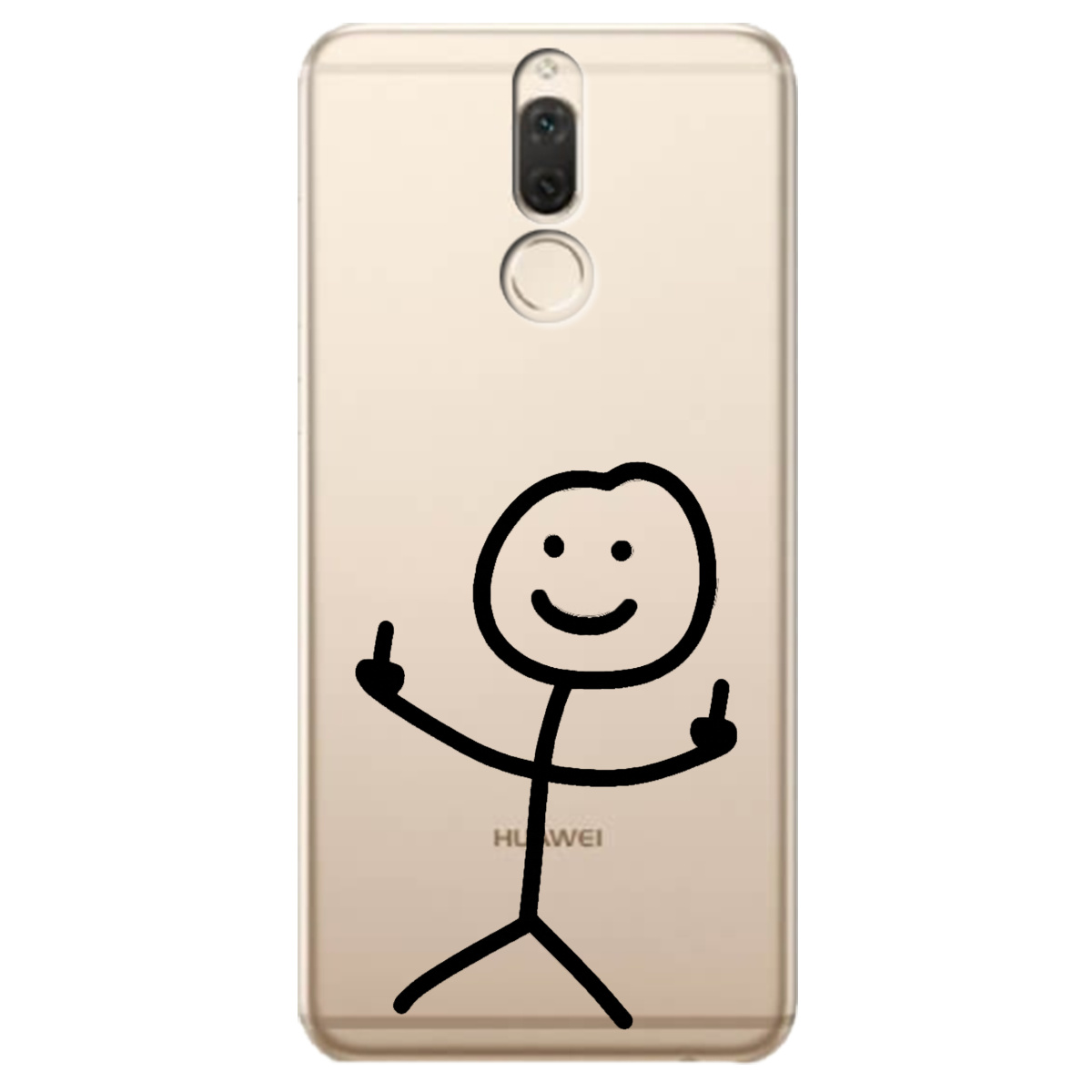 Чохол для Huawei Mate 10 Lite прозорий Без слів - фото 1 - Чохли для телефонів