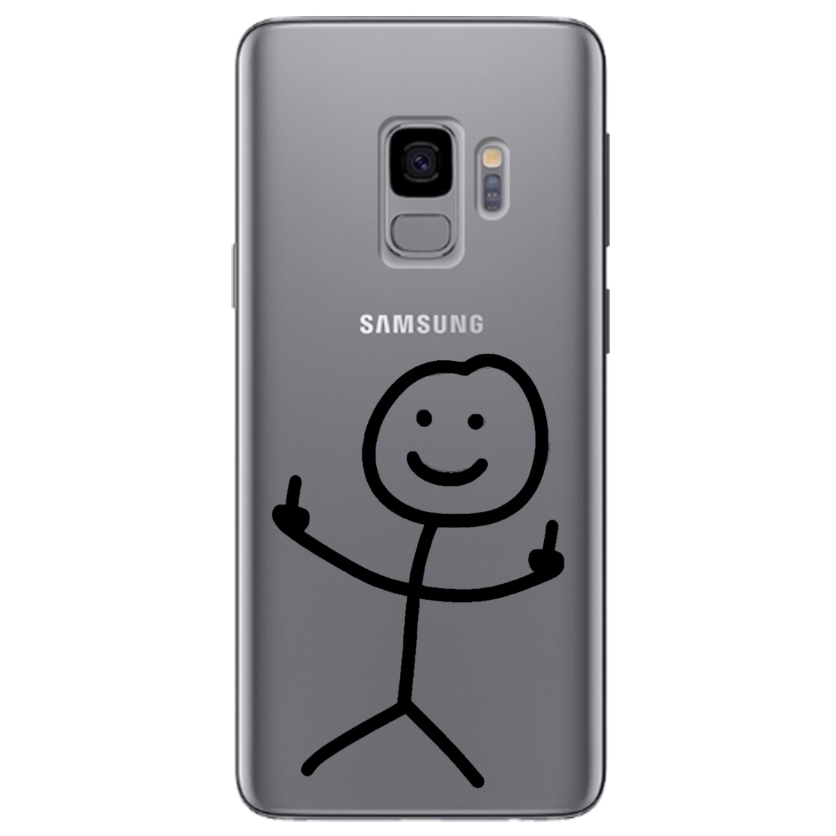 Чохол для Samsung Galaxy S9 прозорий Без слів - фото 1 - Чохли для телефонів