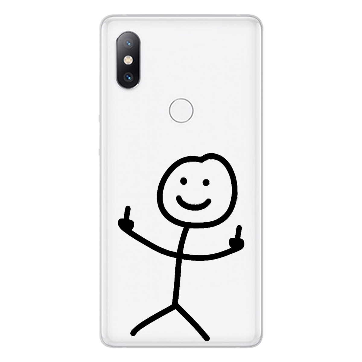 Чохол для Xiaomi Mi Mix 2S прозорий Без слів - фото 1 Чохол для Xiaomi Mi Mix 2S прозорий Без слів - фото 1 - Чохли для телефонів