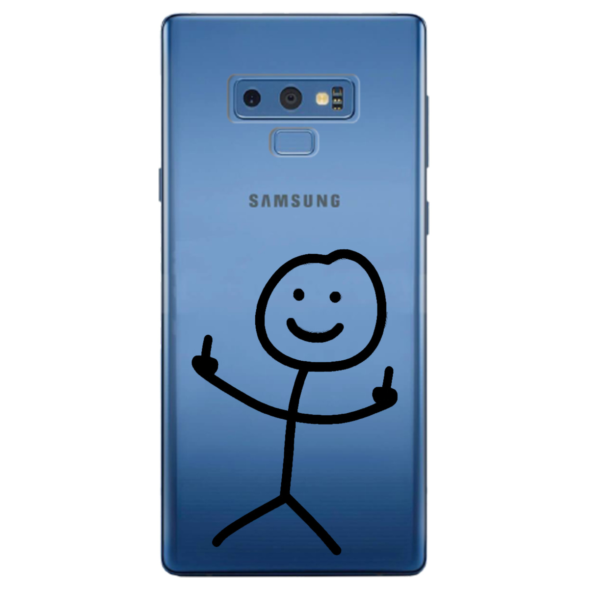 Чохол для Samsung Galaxy Note 9 прозорий Без слів - фото 1 - Чохли для телефонів