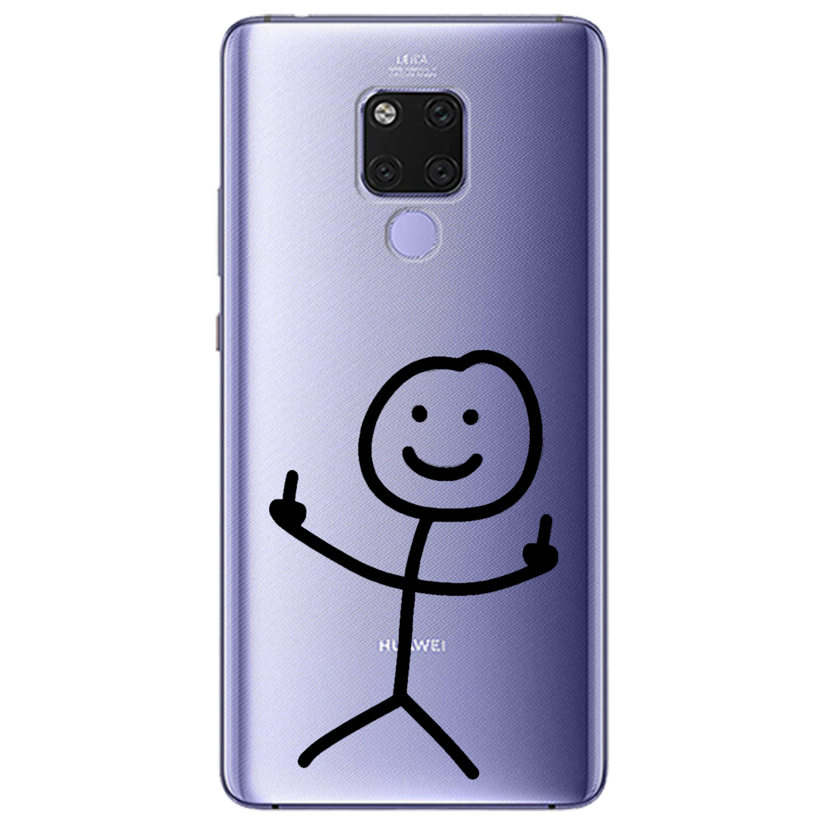 Чехол для Huawei Mate 20 прозрачный Без слов - фото 1 - Чехлы для телефонов