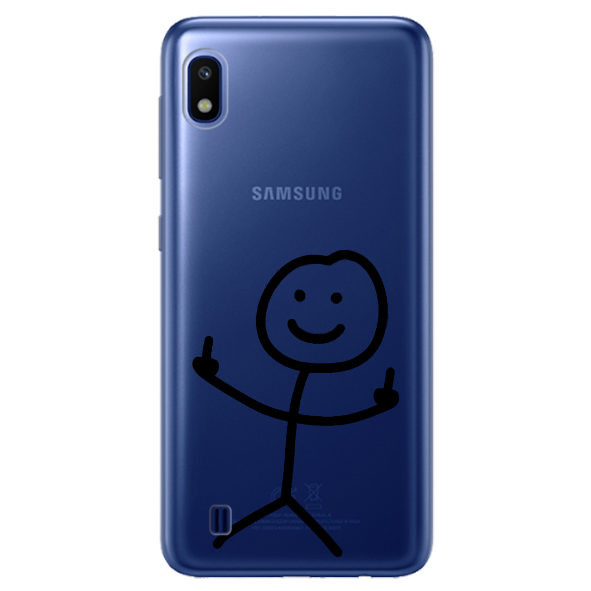 Чехол для Samsung Galaxy A10 прозрачный Без слов - фото 1 - Чехлы для телефонов