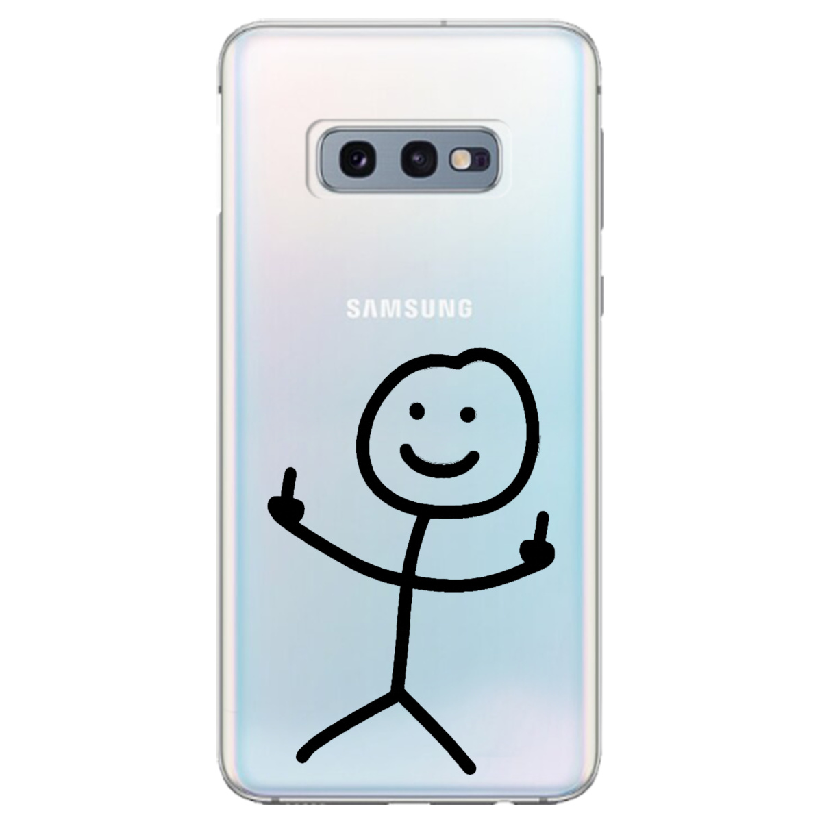 Чехол для Samsung Galaxy S10e прозрачный Без слов - фото 1 - Чехлы для телефонов