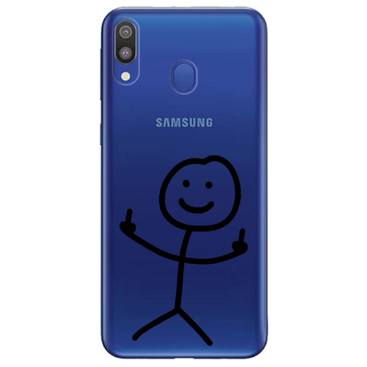 Чехол для Samsung Galaxy A40 прозрачный Без слов - фото 1 - Чехлы для телефонов