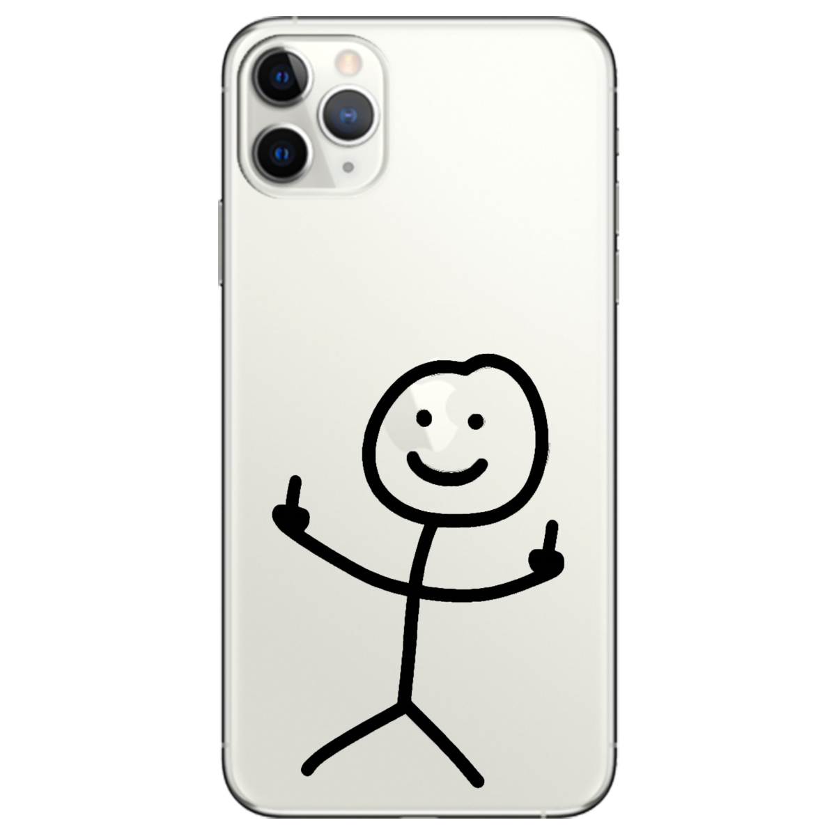 Чехол для Apple iPhone 11 Pro Max прозрачный Без слов - фото 1 - Чехлы для телефонов