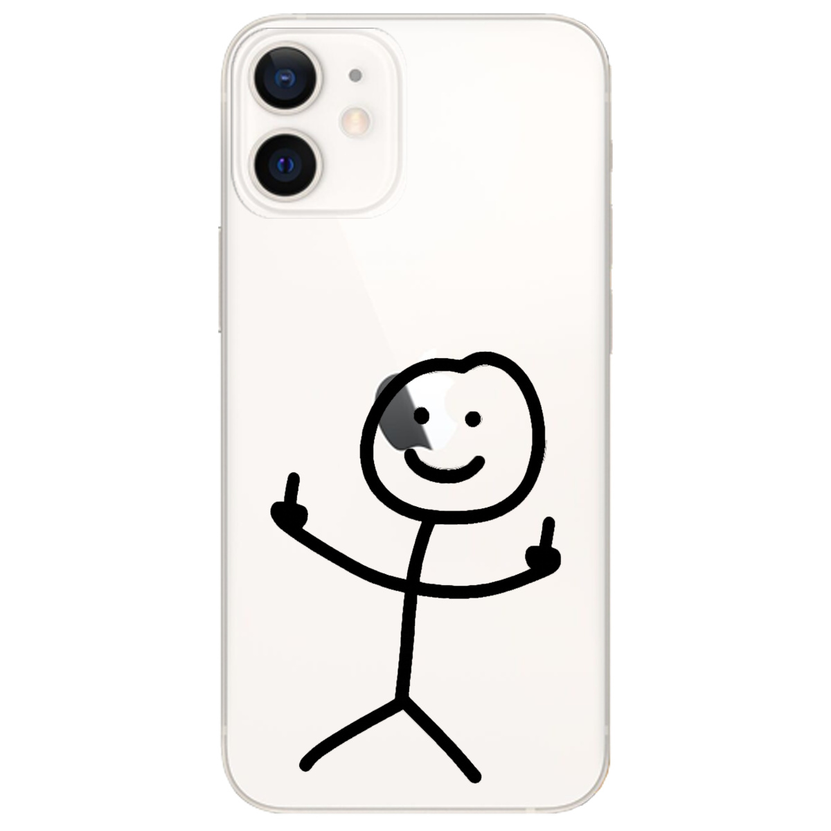 Чехол для Apple iPhone 12 прозрачный Без слов - фото 1 - Чехлы для телефонов