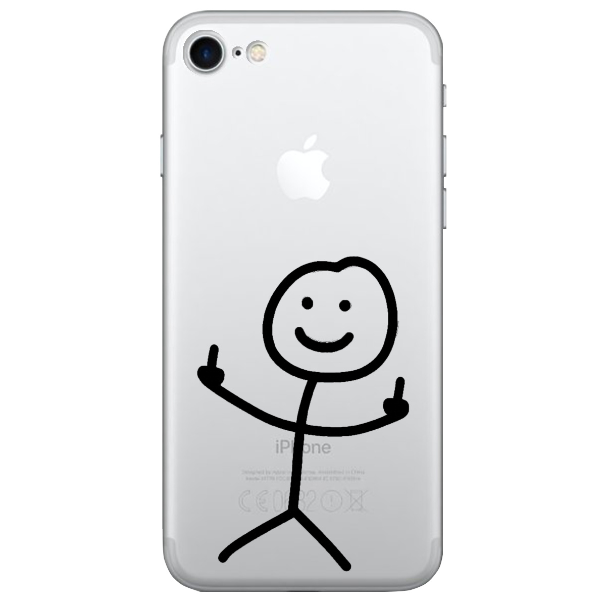 Чехол для Apple iPhone SE 2020 прозрачный Без слов - фото 1 Чехол для Apple iPhone SE 2020 прозрачный Без слов - фото 1 - Чехлы для телефонов