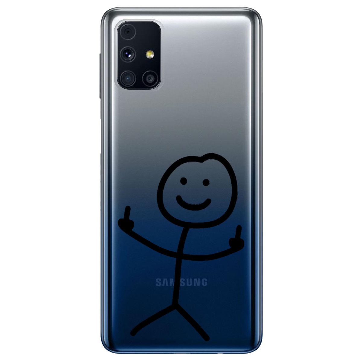 Чехол для Samsung Galaxy M31s прозрачный Без слов - фото 1 Чехол для Samsung Galaxy M31s прозрачный Без слов - фото 1 - Чехлы для телефонов