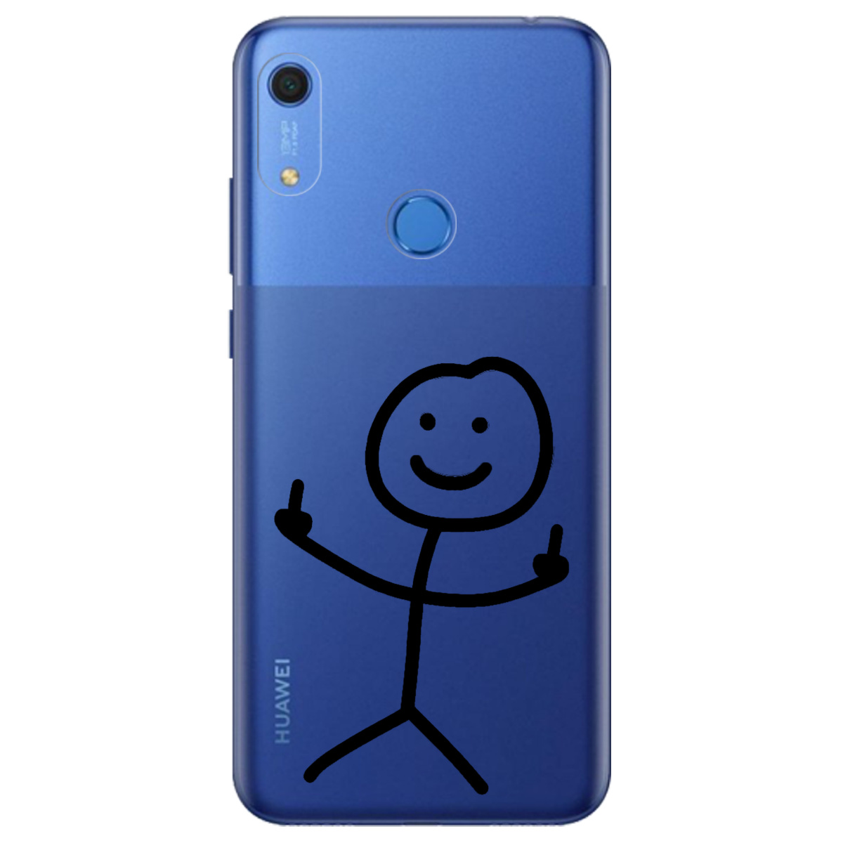 Чехол для Huawei Y6s прозрачный Без слов - фото 1 - Чехлы для телефонов