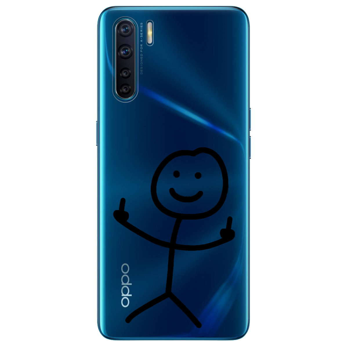 Чехол для Oppo Reno 3 прозрачный Без слов - фото 1 - Чехлы для телефонов