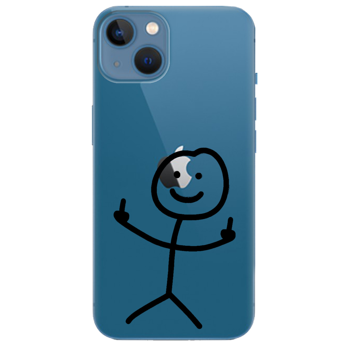 Чехол для Apple iPhone 13 прозрачный Без слов - фото 1 - Чехлы для телефонов