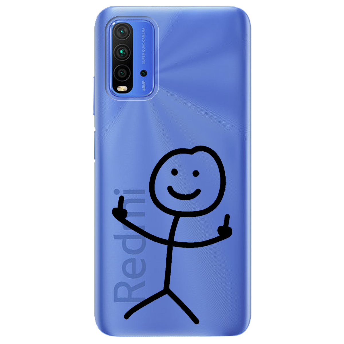 Чохол для Xiaomi Redmi 9T прозорий Без слів - фото 1 Чохол для Xiaomi Redmi 9T прозорий Без слів - фото 1 - Чохли для телефонів