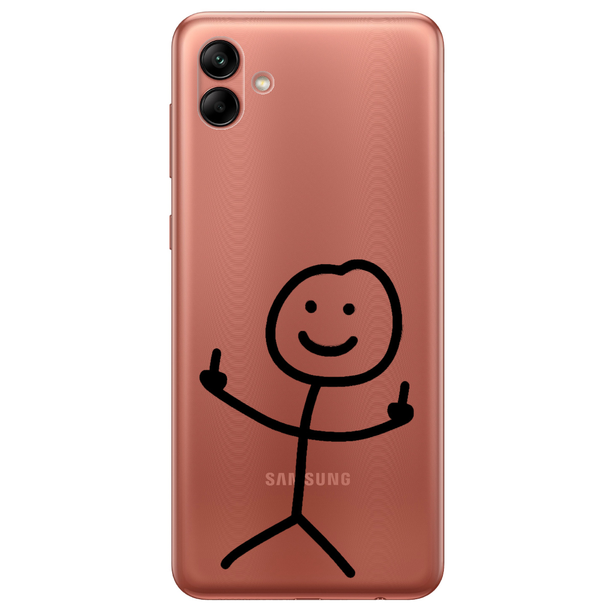 Чехол для Samsung Galaxy A04 прозрачный Без слов - фото 1 - Чехлы для телефонов