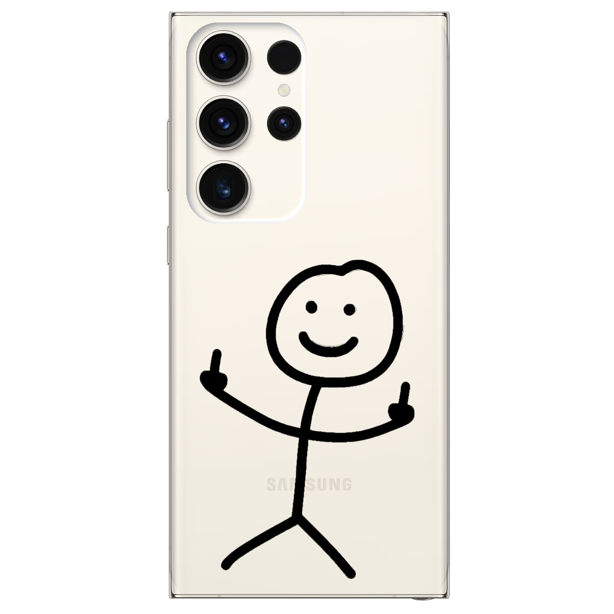 Чехол для Samsung Galaxy S24 Ultra прозрачный Без слов - фото 1 - Чехлы для телефонов