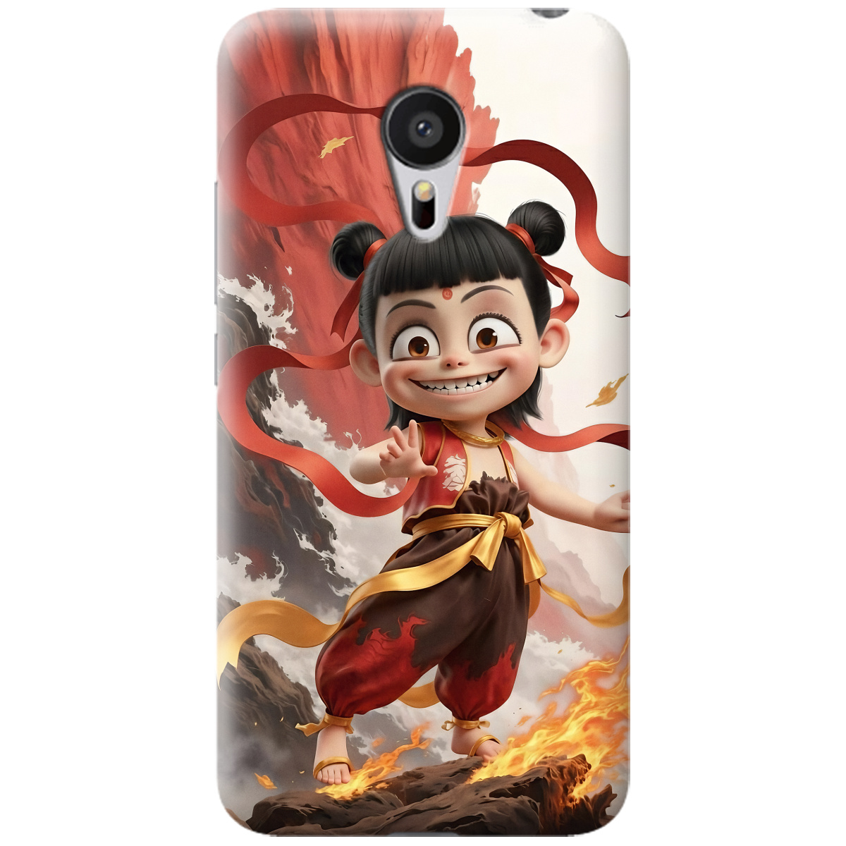 Чохол для Meizu MX5 прозорий Вогняна Нечжа - фото 1 - Чохли для телефонів