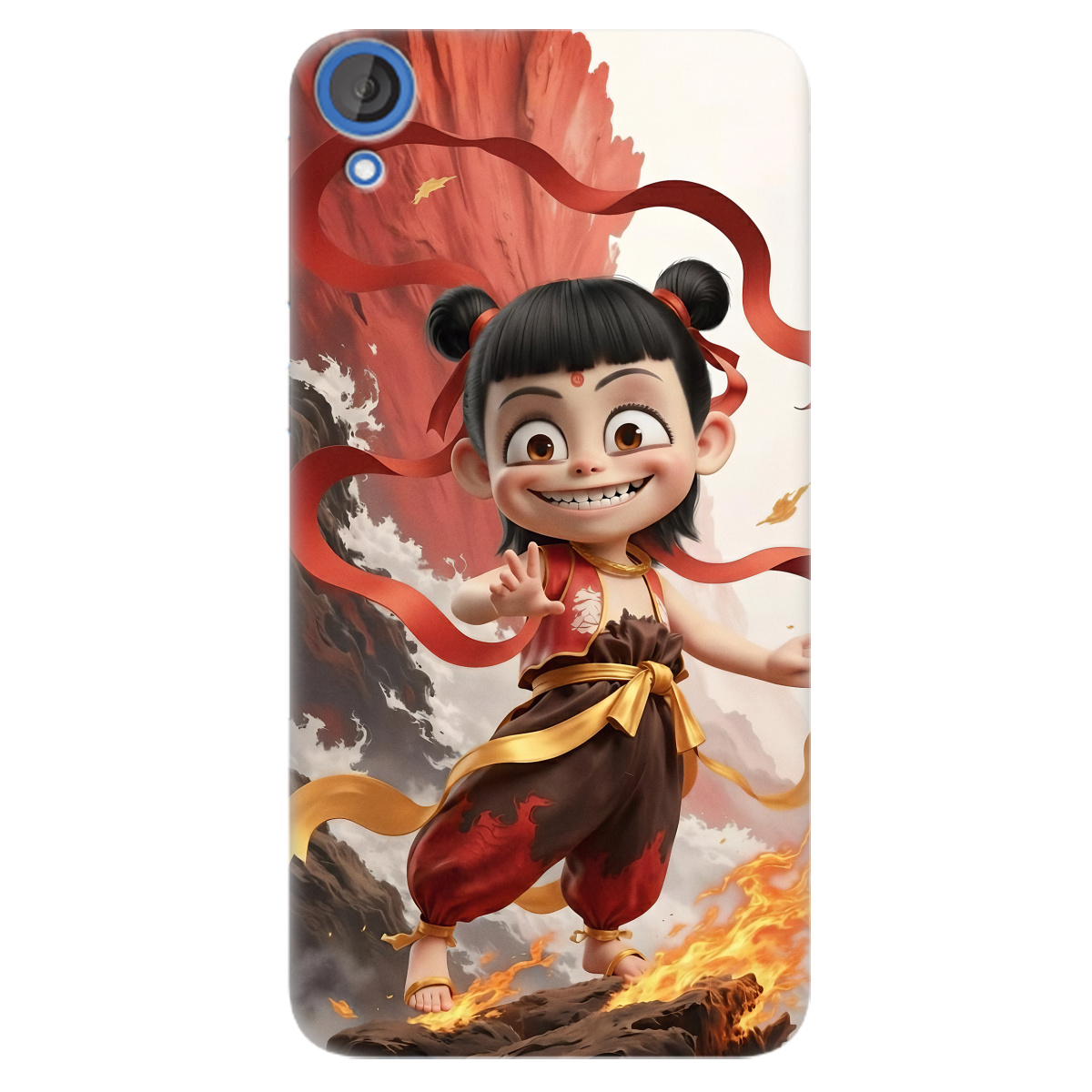 Чохол для HTC Desire 820G/820 прозорий Вогняна Нечжа - фото 1 - Чохли для телефонів