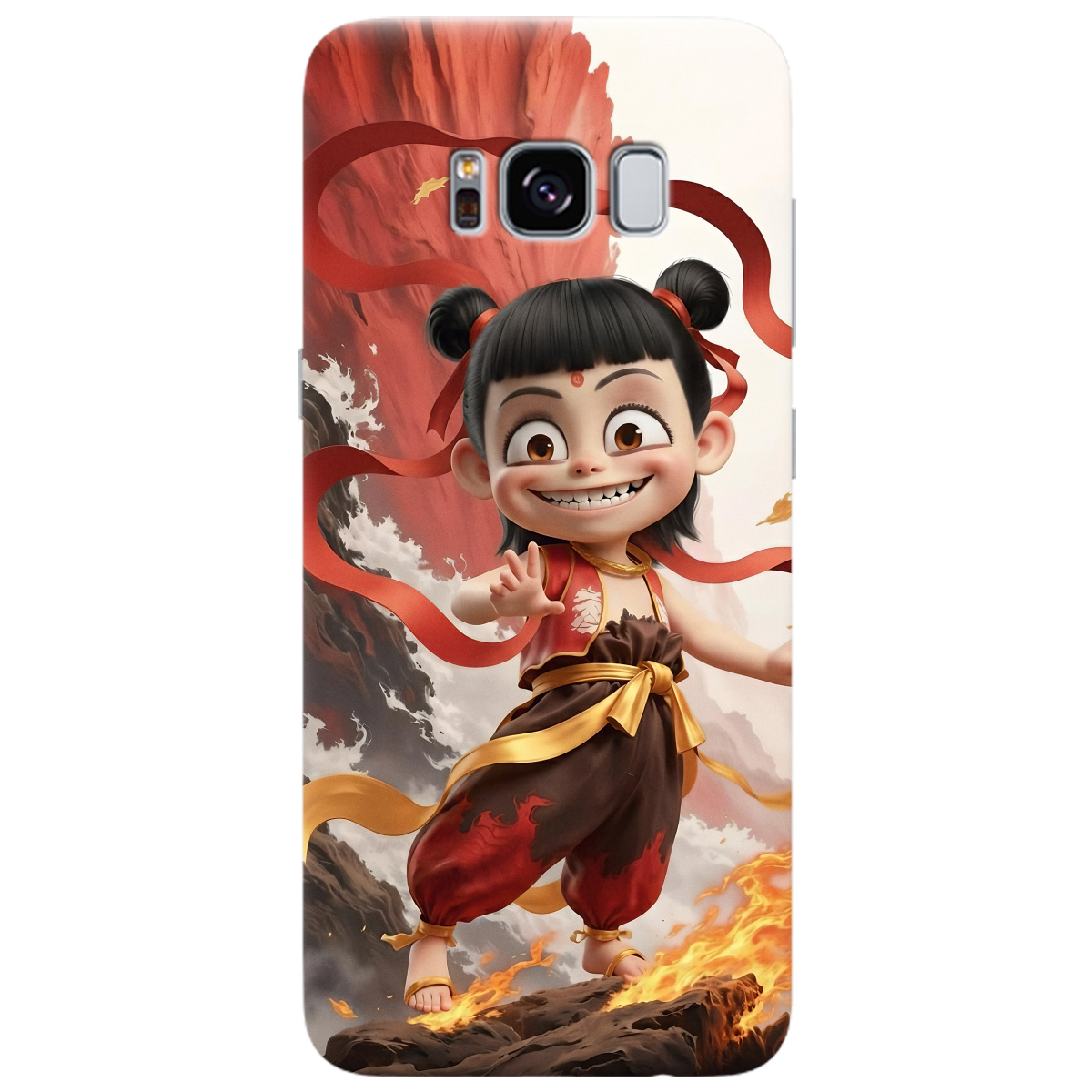 Чехол для Samsung Galaxy S8 прозрачный Огненная Нечжа - фото 1 Чехол для Samsung Galaxy S8 прозрачный Огненная Нечжа - фото 1 - Чехлы для телефонов