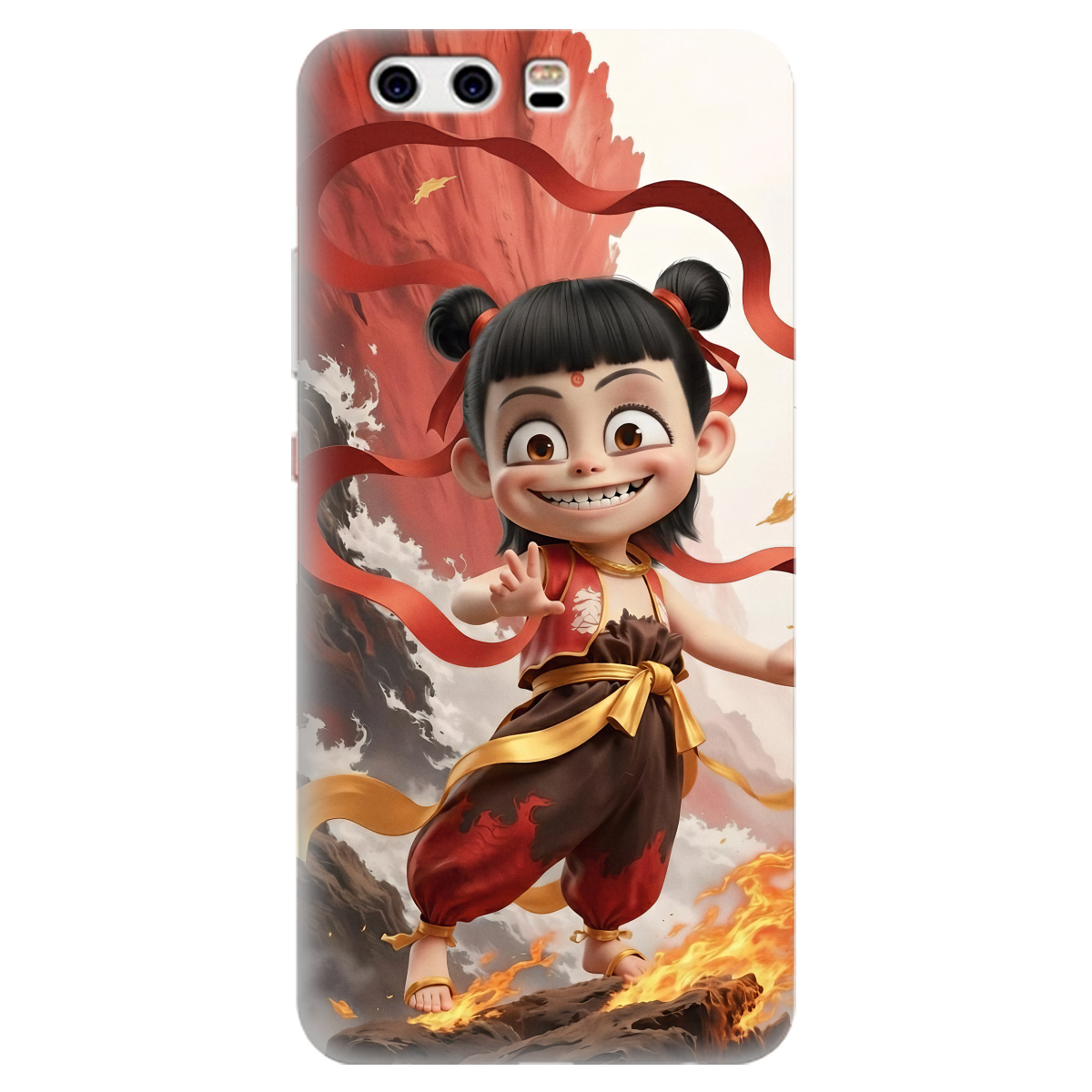 Чохол для Huawei P10 прозорий Вогняна Нечжа - фото 1 - Чохли для телефонів